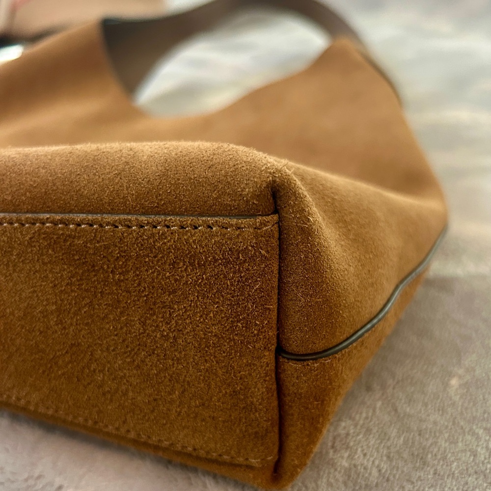 Coach Brooklyn 28 Tan Suede - Picture 10 of 14